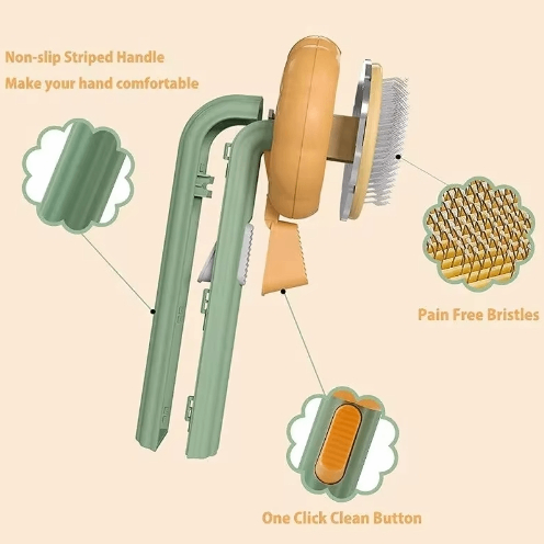 Pumpkin Grooming Brush