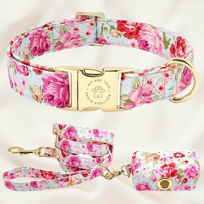 Custom Dog Collar with Personalized Name Tag