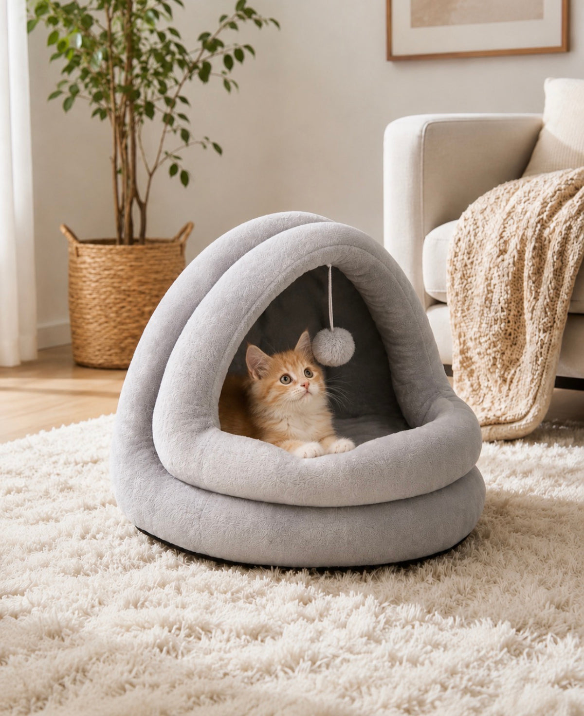 Cozy Pet Nest Bed