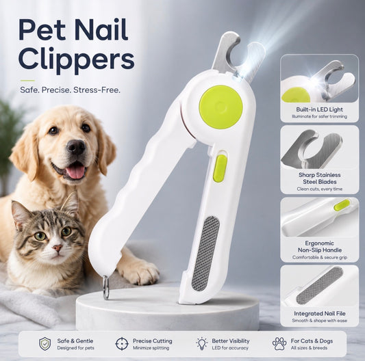 Cat and Dog Nail Clippers with Sharpeners