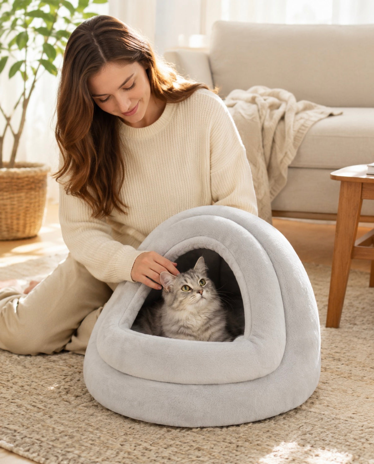 Cozy Pet Nest Bed