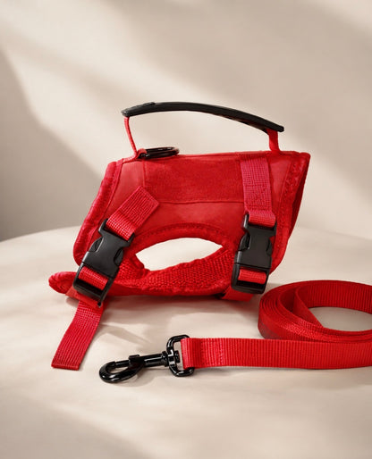 Adjustable Tactical Cat Harness with Leash