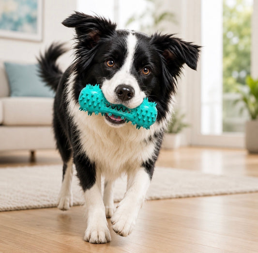 Rubber Molar Stick Chew Toy for Aggressive Dogs