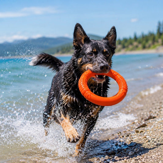 Interactive Floating Dog Toy - Training Ring Puller