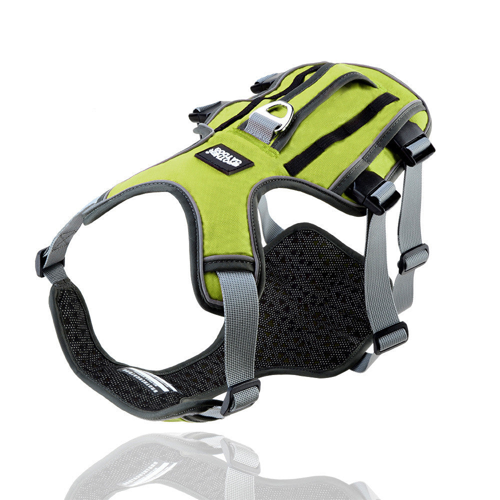 Reflective Breathable Pet Harness with Traction Rope
